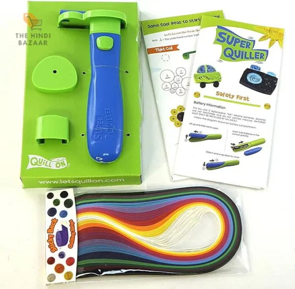 QUILL ON - Super Quiller - Automated Multifunction Quilling Tool - Blue - Image 2