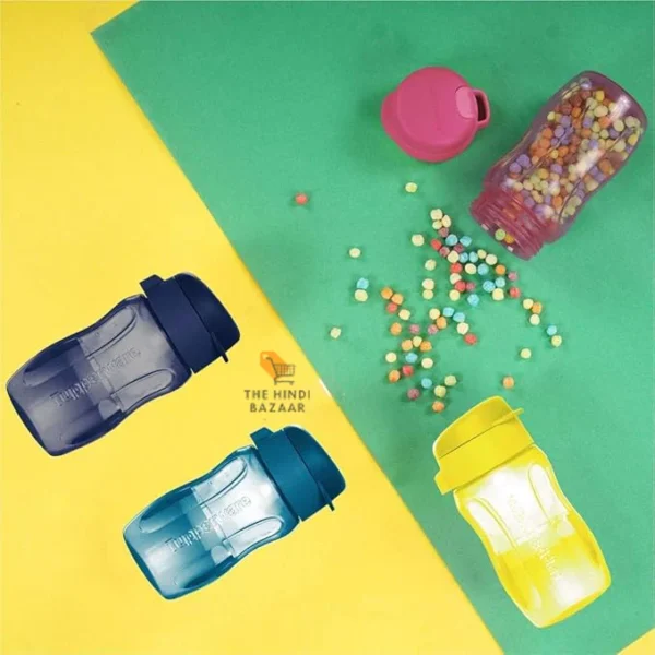 Tupperware Aquaslim 310ml Fliptop Bottle 4pc