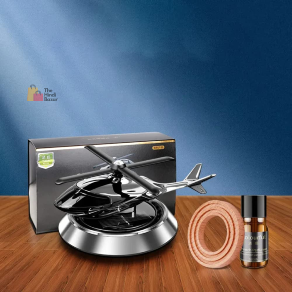 Car Accessories Interior Solar Car Perfumes and Fresheners – Solar Helicopter Car Air Freshener (Blue), Pod - Image 2