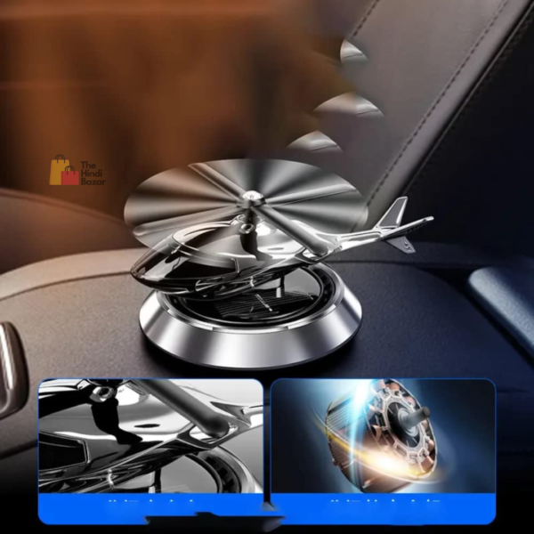 Car Accessories Interior Solar Car Perfumes and Fresheners – Solar Helicopter Car Air Freshener (Blue), Pod - Image 7