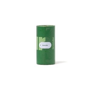 Earth Rated Dog Poop Bag Refill Extra long strong and leak-proof scented Lavender recycled plastic 60 Bags In 4 Rolls