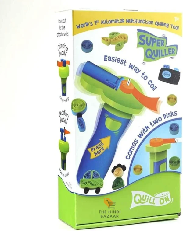 QUILL ON - Super Quiller - Automated Multifunction Quilling Tool - Blue - Image 4