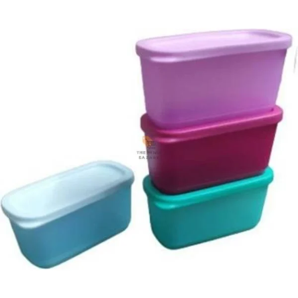 Tupperware Cubix Mini Rect Plastic Utility Container 250 Ml Pack Of 4 - Image 4