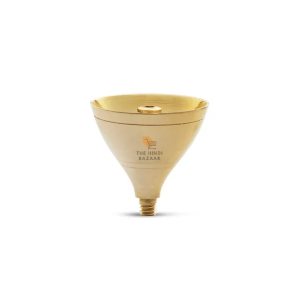 Borosil Akhand Diya (Small, Brass) - Image 4