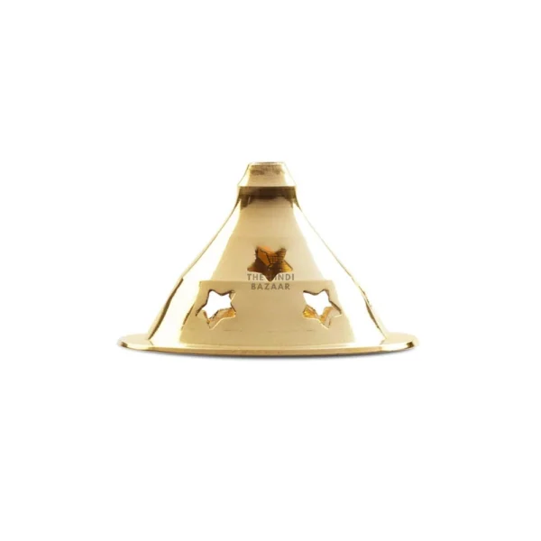 Borosil Akhand Diya (Small, Brass) - Image 3