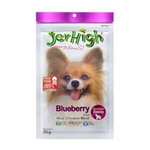 JerHigh Blueberry Stick Young Adult Dog Treat, 70g (Pack of 6)