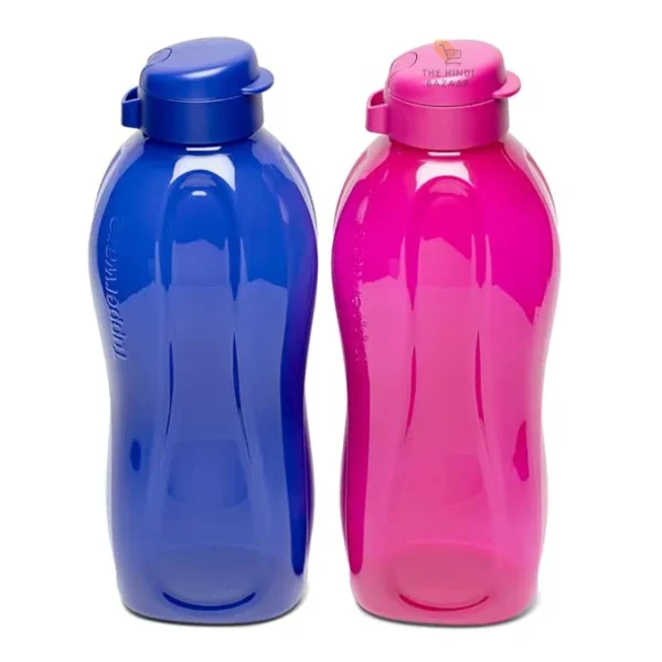 Tupperware Aquasafe Eco Plastic Bottle, 2L, Set Of 2, Purple, 2 Liter - Image 2