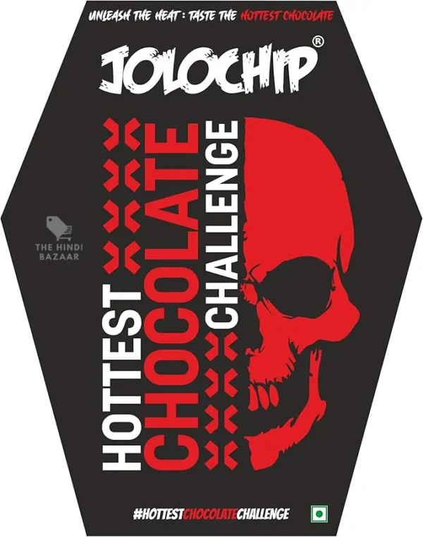 JOLOCHIP Hottest-Chocolate-Challenge | Extreme Spicy Chocolate Bar | 2.2 Million Scoville Heat Units | 10 Grams
