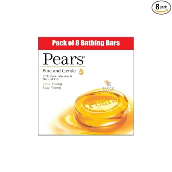Pears Pure & Gentle Soap Bar (Combo Pack of 8)
