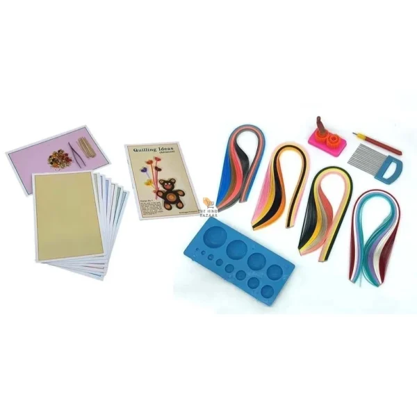 DEZIINE Complete Quilling Paper Set with Strips and Tools - Image 6