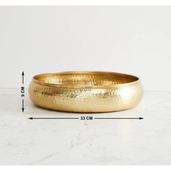 Gracious Antique Round Hammered Traditional Potpourri Bowl - Image 5
