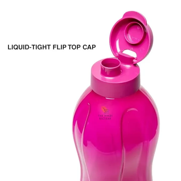 Tupperware Aquasafe Eco Plastic Bottle, 2L, Set Of 2, Purple, 2 Liter - Image 3