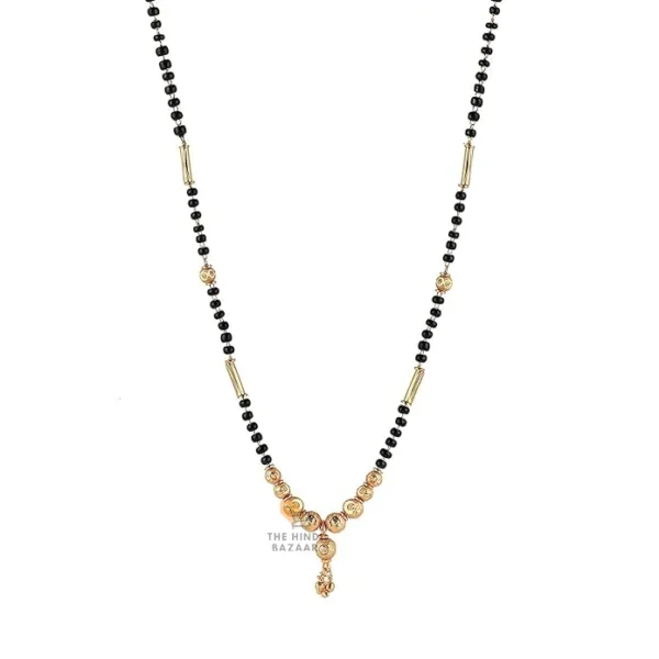 One Gram Gold Plated Combo of 4 Mangalsutra Necklace Pendant - Image 3