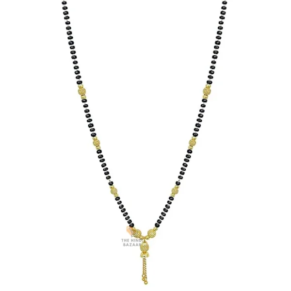 One Gram Gold Plated Combo of 4 Mangalsutra Necklace Pendant - Image 2