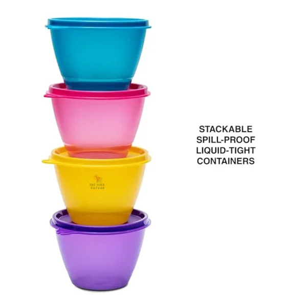 Tupperware Bowled Over Set, 430ml, 4 Pieces - Image 3