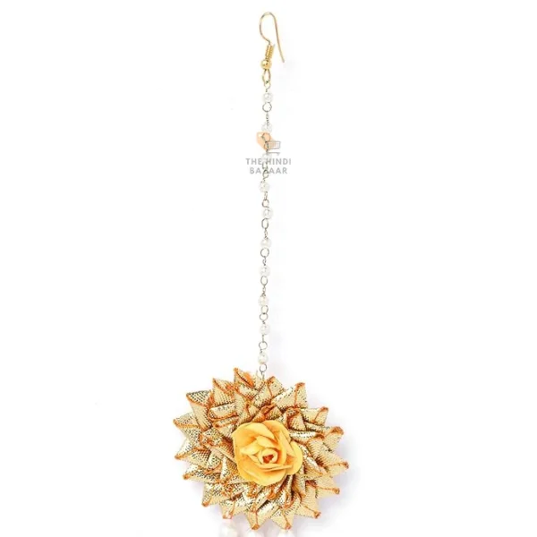 ZENEME Jewellery Set for Women Floret Gota Patti - Image 2