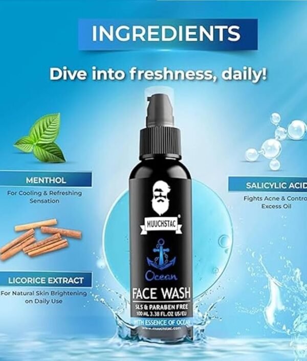 Muuchstac Ocean Face Wash (100 Ml) - Image 5