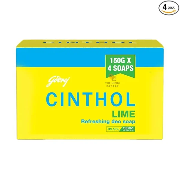 Cinthol Lime Soap, 150g (Pack of4) - Image 5