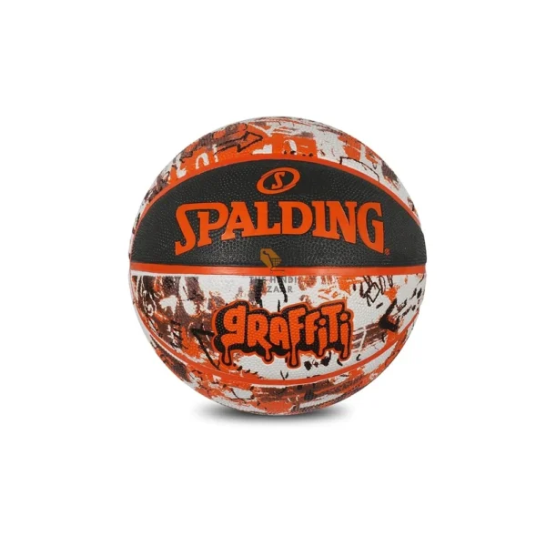 Spalding Graffiti Rubber Basketball (Orange)