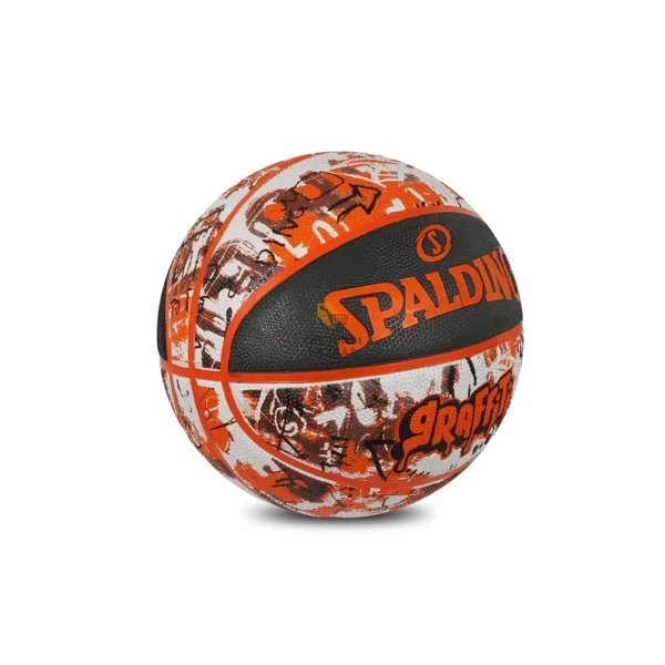 Spalding Graffiti Rubber Basketball (Orange) - Image 2