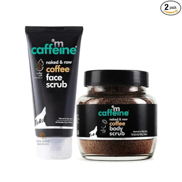 mCaffeine Coffee Face & Body Scrub Combo