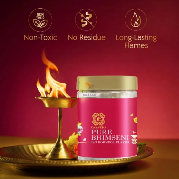 Camveda Pure Bhimseni Camphor Kapoor 250g - Image 6