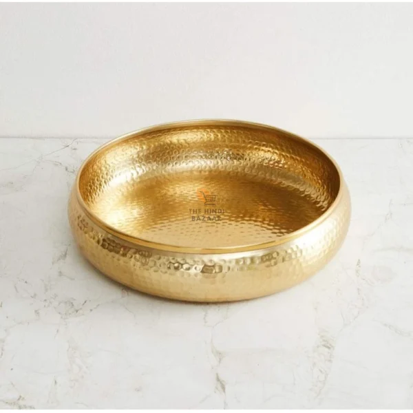 Gracious Antique Round Hammered Traditional Potpourri Bowl - Image 4