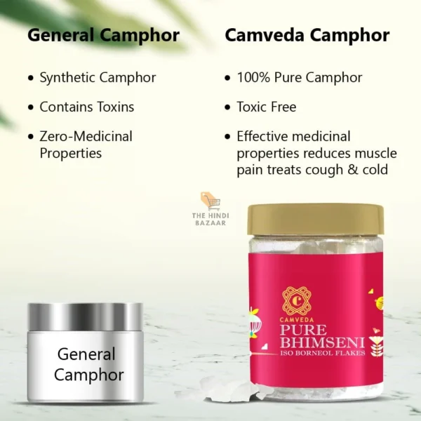 Camveda Pure Bhimseni Camphor Kapoor 250g - Image 2