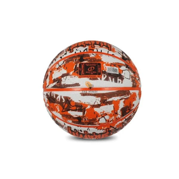 Spalding Graffiti Rubber Basketball (Orange) - Image 4