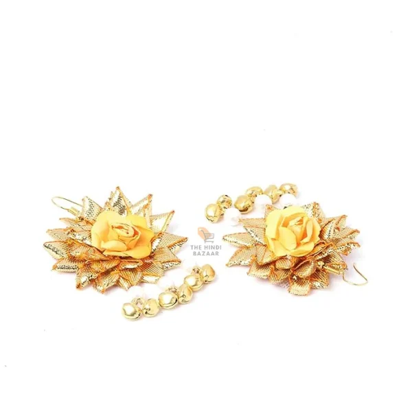 ZENEME Jewellery Set for Women Floret Gota Patti - Image 3