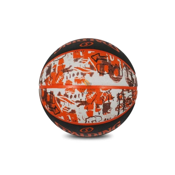 Spalding Graffiti Rubber Basketball (Orange) - Image 3