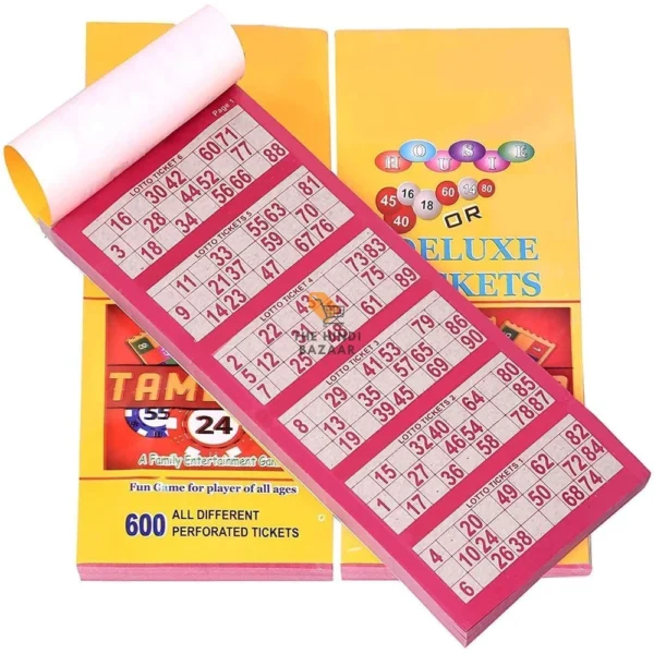 Funny Teddy Tambola Tickets - 1200 Tickets for Bingo Game