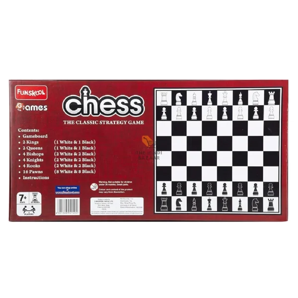 Funskool Black and White Chess Board Set - Image 2