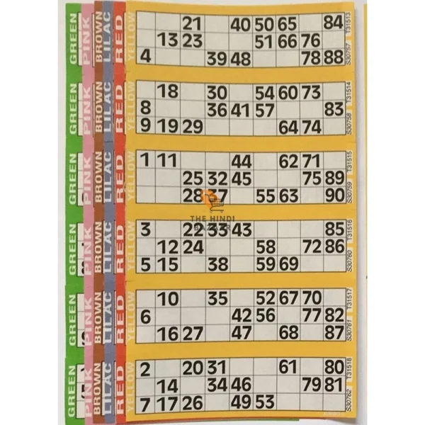 Funny Teddy Tambola Tickets - 1200 Tickets for Bingo Game - Image 3