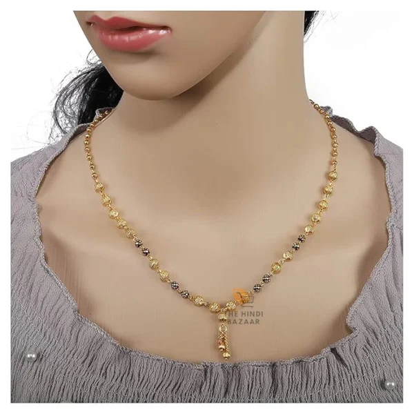 One Gram Gold Plated Combo of 4 Mangalsutra Necklace Pendant