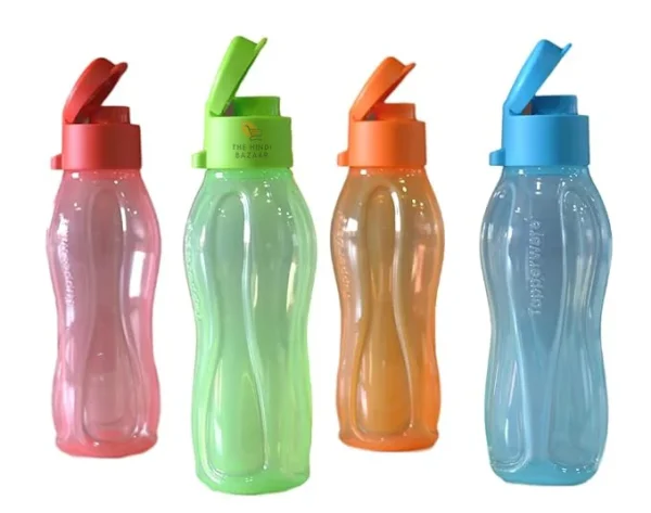 Tupperware Aquasafe Plastic Bottle Set with Fliptop, 310ml