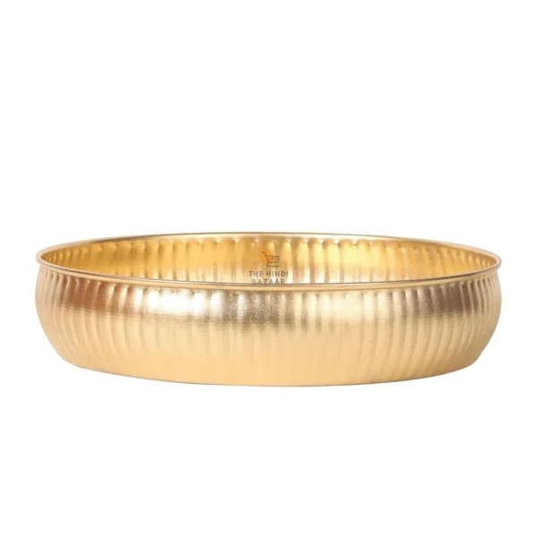 MAXXINN Gold Handcrafted Potpourri Flower Decorative Urli Bowl - Image 3