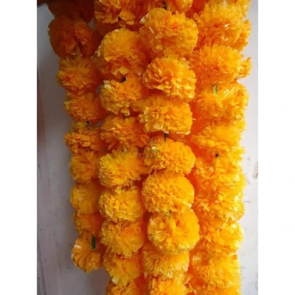 10Pcs - Artificial Marigold Flowers Garland For Decoration