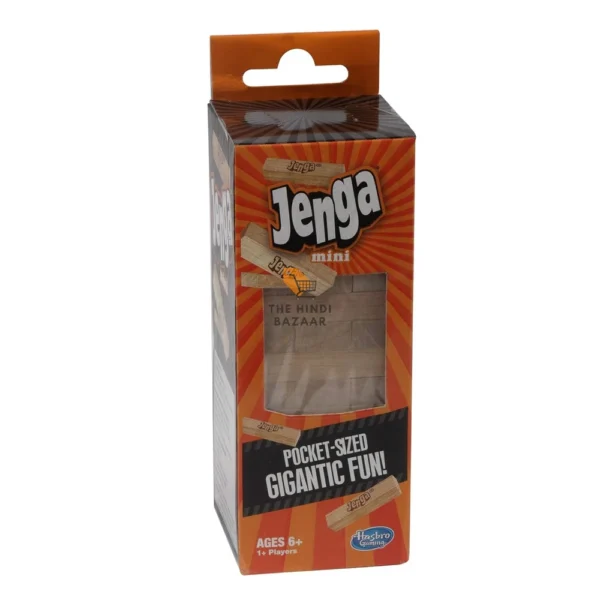 Hasbro Gaming Jenga Junior – Stacking Tower Game(Ages 6+)
