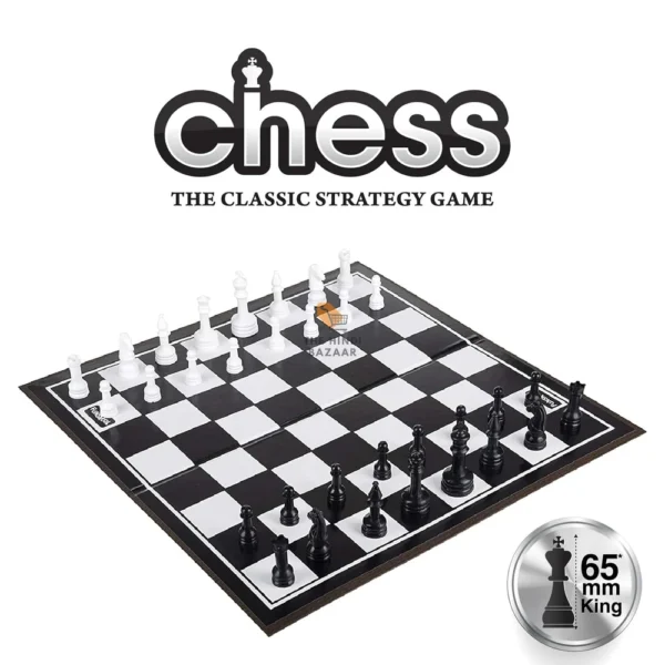 Funskool Black and White Chess Board Set - Image 3