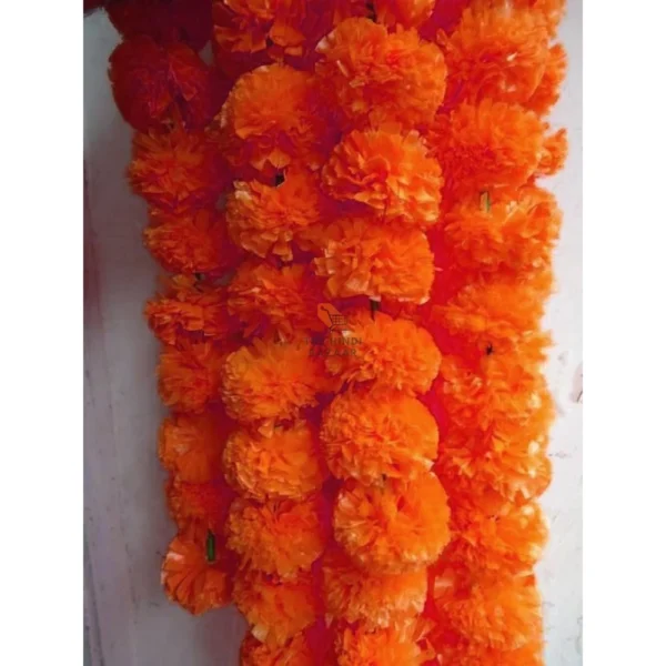 Orange Plastic Artificial Marigold Graland Flowers