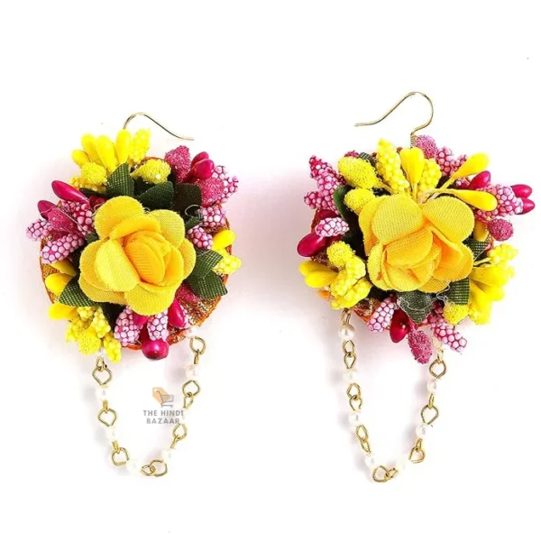ZENEME Jewellery Flowers Jewellery Set - Image 5