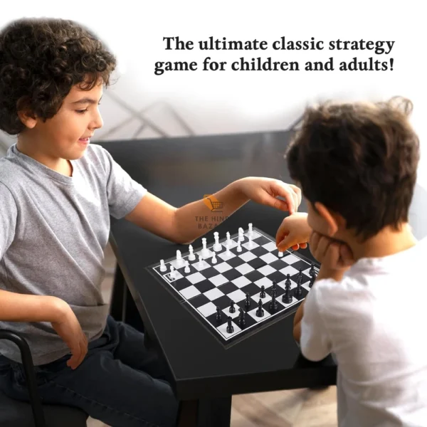 Funskool Black and White Chess Board Set - Image 5