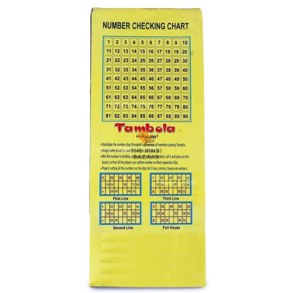 Funny Teddy Tambola Tickets - 1200 Tickets for Bingo Game - Image 5