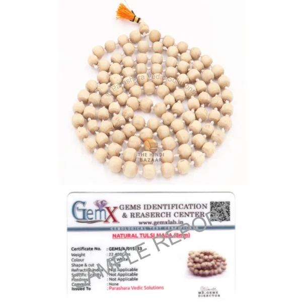 ARKAM Original Tulsi Mala – 108+1 Beads, 7mm Size, 38 Inches - Image 5