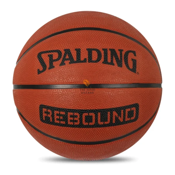 Spalding Rebound Rubber Basketball (Size 7, Orange)