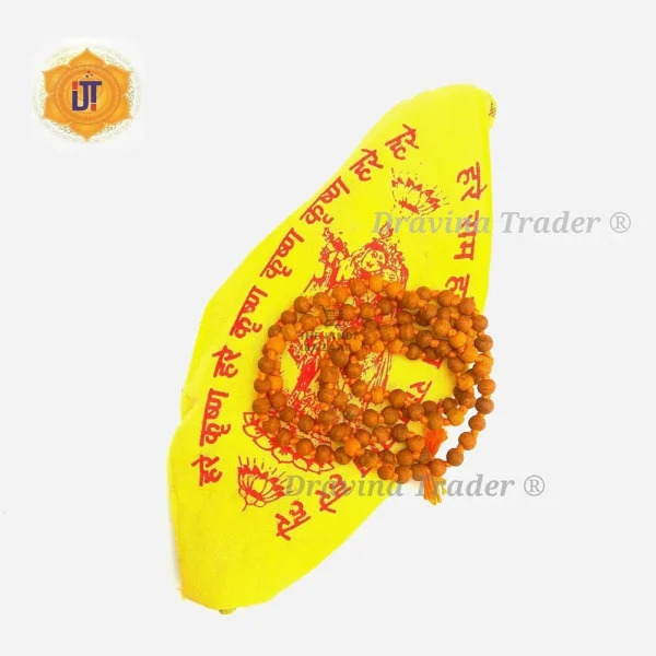 Dravina Trader® 100% Natural Haldi Mala (108+1 Beads) - Image 6