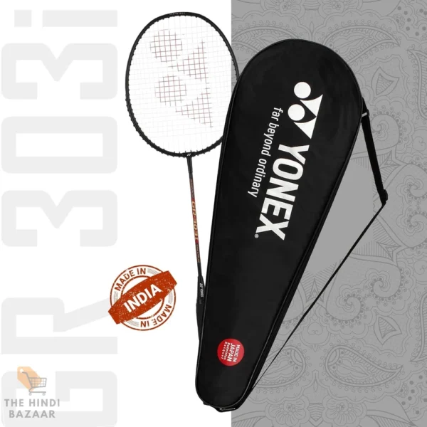 Yonex GR 303i Black Aluminium Badminton Racquet - Image 7