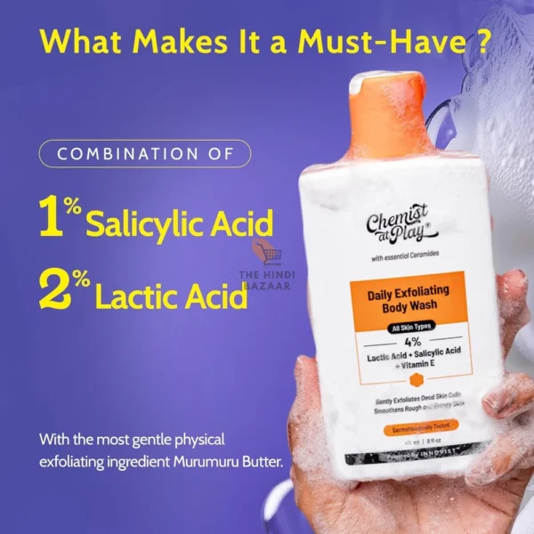 Chemist at Play Body Wash Exfoliating - Image 2