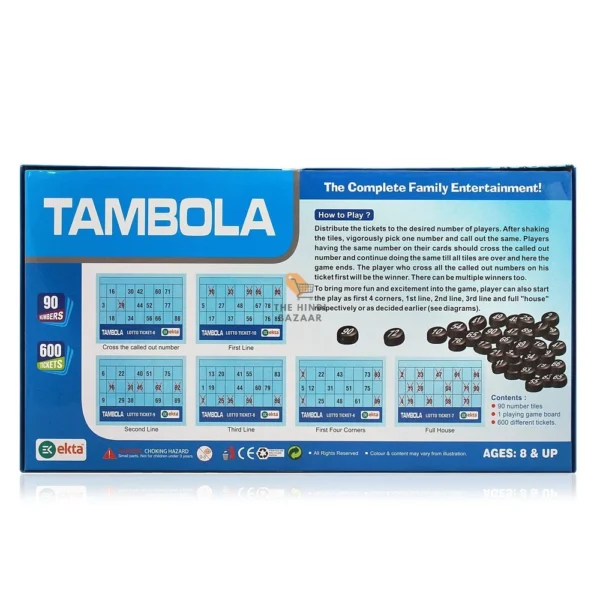 BKDT Marketing Tambola Game Set with 600 Housie Tickets - Image 2